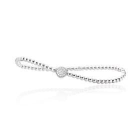 Weißgold, Armschmuck, Capolavoro Armband Dolcini AB8B00221.INNEN.17
