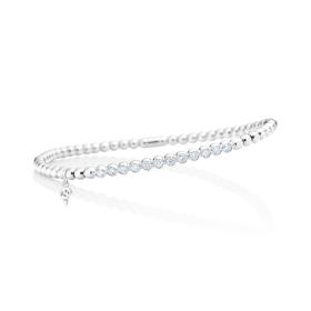 Weißgold, Armschmuck, Capolavoro Armband Flessibile  AB8B0000233.INNEN.17-M