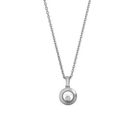 Weißgold, Halsschmuck, Chopard Happy Diamonds Icons Halskette mit Anhänger 79A017-1001