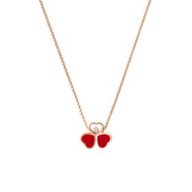 Roségold, Halsschmuck, Chopard Happy Hearts Wings Halskette 81A083-5811