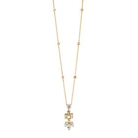 Roségold, Halsschmuck, Hans D. Krieger Anhänger mit Kette 111.2313.01.9