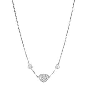 Weißgold, Halsschmuck, Chopard Happy Hearts Halskette 81A082-1009