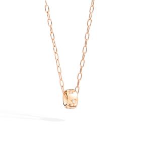 Roségold, Halsschmuck, Pomellato Iconica Anhänger mit Kette PCB7122O7000DB000