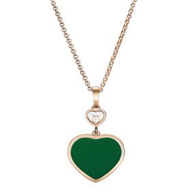 Halsschmuck, Roségold, Chopard Happy Hearts Anhänger 797482-5101