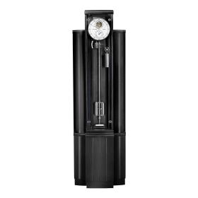 Standuhr, Erwin Sattler TROJA 20 TROJA 20 SCHLEIFLACK METALLINTARSIEN CARBON