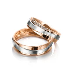 Weißgold, Ringe, Meister Trauringe Phantastics 112.9013.01/112.9013.00-WR