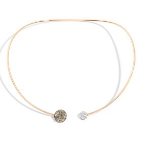 Roségold, Halsschmuck, Pomellato Sabbia Choker Halskette PCB8060O7000DBX00