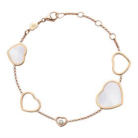 Armschmuck, Roségold, Chopard Happy Hearts Armband 857482-5031