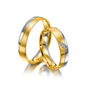 Weißgold, Ringe, Meister Trauringe Phantastics 112.8967.01/112.8967.00-GW