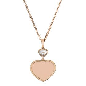 Roségold, Halsschmuck, Chopard Happy Hearts Anhänger 797482-5601