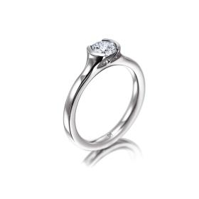 Weißgold, Ringe, Meister Verlobungs- und Solitärring 111.2147.26-W
