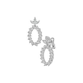 Weißgold, Ohrringe, Chopard L'Heure du Diamant Marquise Ohrhänger 84A062-1001