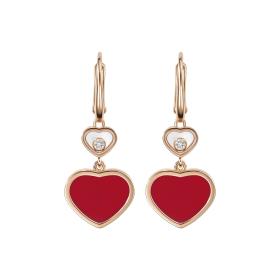 Roségold, Ohrringe, Chopard Happy Hearts Ohrringe 837482-5820