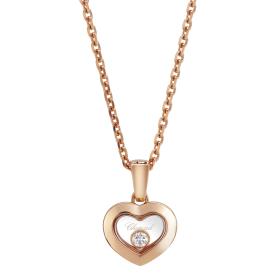 Roségold, Halsschmuck, Chopard Happy Diamonds Icons Anhänger 79A054-5001