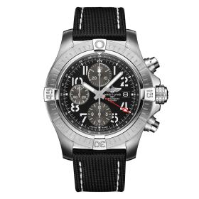 Herrenuhr, Breitling Avenger Chronograph GMT 45 A24315101B1X1