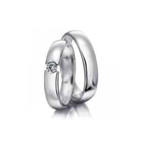 Platin, Ringe, Meister Trauringe Classics 112.8211.01/112.8211.00-PT