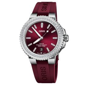 Unisex, ORIS Aquis Date Diamonds 01 733 7766 4998-07 4 22 68FC
