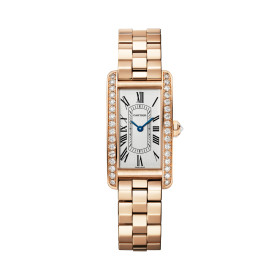 Damenuhr, Cartier Tank Américaine WJTA0056