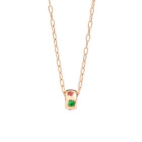 Roségold, Halsschmuck, Pomellato Iconica Halskette mit Anhänger PCB9010O7000000VA