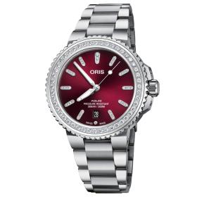Unisex, ORIS Aquis Date Diamonds 01 733 7766 4998-07 8 22 05PEB