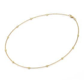 Gelbgold, Halsschmuck, Clioro Collier, poliert 94800.7450B