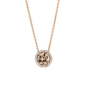 Roségold, Halsschmuck, Hans D. Krieger Anhänger mit Hakskette 111.3022.14.0