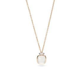 Weißgold, Halsschmuck, Pomellato Nudo Halskette mit Anhänger PCC5020O6WHRDBQLT