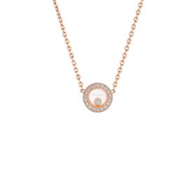 Halsschmuck, Roségold, Chopard Happy Diamonds Icons Halskette 81A017-5201