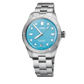Unisex, ORIS Divers Sixty‑Five 'Cotton Candy' 01 733 7771 4055-07 8 19 18