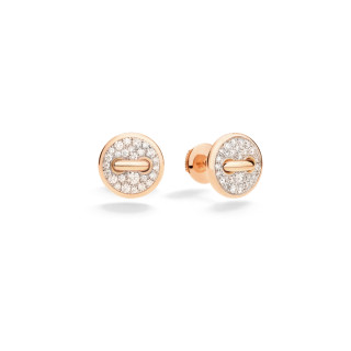 Roségold, Ohrringe, Pomellato Pom Pom Dot Ohrringe, Ref: POC4031O7WHRDB000