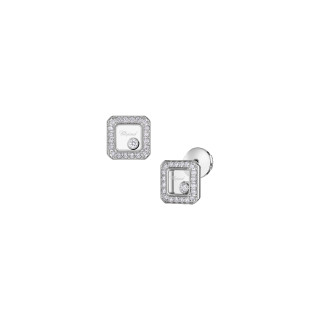 Weißgold, Ohrringe, Chopard Happy Diamonds Icons Ohrstecker, Ref: 83A114-1201