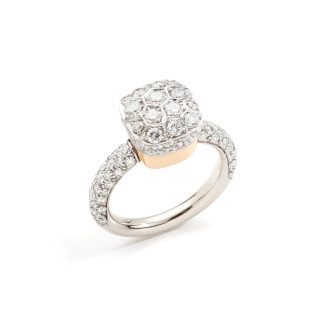Weißgold, Ringe, Pomellato Nudo Solitaire Ring, Ref: PAC2028O6WHRDB000