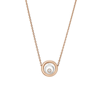 Weißgold, Halsschmuck, Chopard Happy Spirit Halskette, Ref: 818230-9001