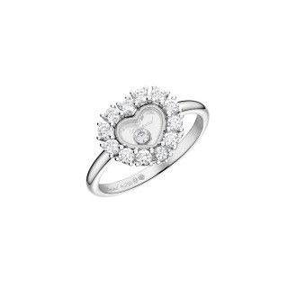 Weißgold, Ringe, Chopard Happy Diamonds Icons Joallerie Ring, Ref: 82A616-1000