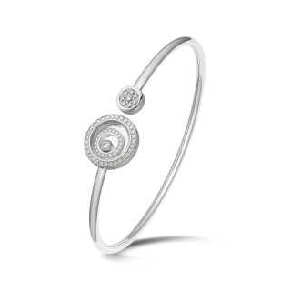 Weißgold, Armschmuck, Chopard Happy Spirit Armreif, Ref: 858230-1001