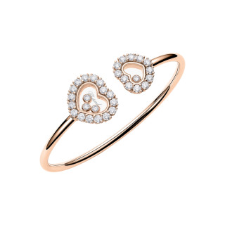 Roségold, Armschmuck, Chopard Happy Diamonds Icons Joaillerie Armreif, Ref: 85A615-5000