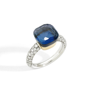 Weißgold, Ringe, Pomellato Nudo klassischer Ring , Ref: PAC0040O6WHRB0TTU