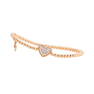 Roségold, Armschmuck, Capolavoro Armband Dolcini Herz , Ref: AB9BRW00351.INNEN.17-M