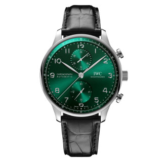 Damen- und Herrenuhr, IWC Schaffhausen Portugieser Chronograph, Ref: IW371615