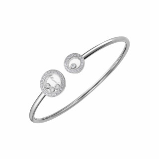 Weißgold, Armschmuck, Chopard Happy Diamonds Icons Armreif, Ref: 85A618-1200