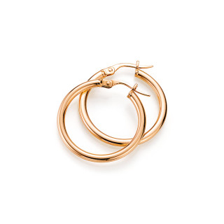 Rotgold, Ohrringe, Clioro Creolen mit Bügel-Mechanik, poliert, Ref: 71543.70090