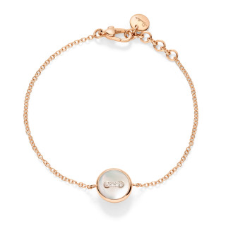 Roségold, Armschmuck, Pomellato Pom Pom Dot wendbares Armband, Ref: PBC4030O7WHRDB0MP