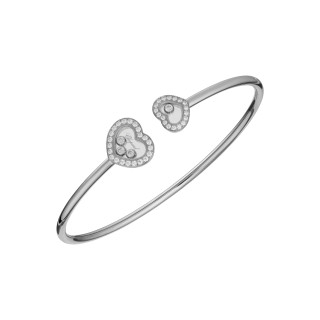 Weißgold, Armschmuck, Chopard Happy Diamonds Icons Armreif, Ref: 85A614-1200