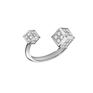 Weißgold, Ringe, Chopard Ice Cube Be Cube Ring, Ref: 82A661-1010