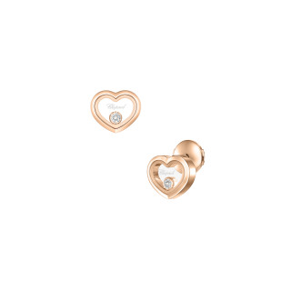 Roségold, Ohrringe, Chopard Happy Diamonds Icons Ohrstecker, Ref: 83A192-5001
