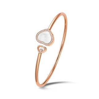 Roségold, Armschmuck, Chopard Happy Hearts Armreif, Ref: 85A074-5300