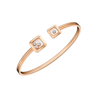 Roségold, Armschmuck, Chopard Happy Diamonds Icons Armreif, Ref: 85A114-5000