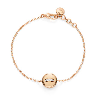 Roségold, Armschmuck, Pomellato Pom Pom Dot Wendbares Armband, Ref: PBC5030O7WHRDB0TU