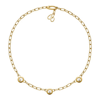 Gelbgold, Halsschmuck, Chopard Happy Diamonds Icons Halskette, Ref: 81A117-0101