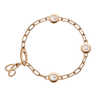 Roségold, Armschmuck, Chopard Happy Diamonds Icons Armband, Ref: 85A117-5010